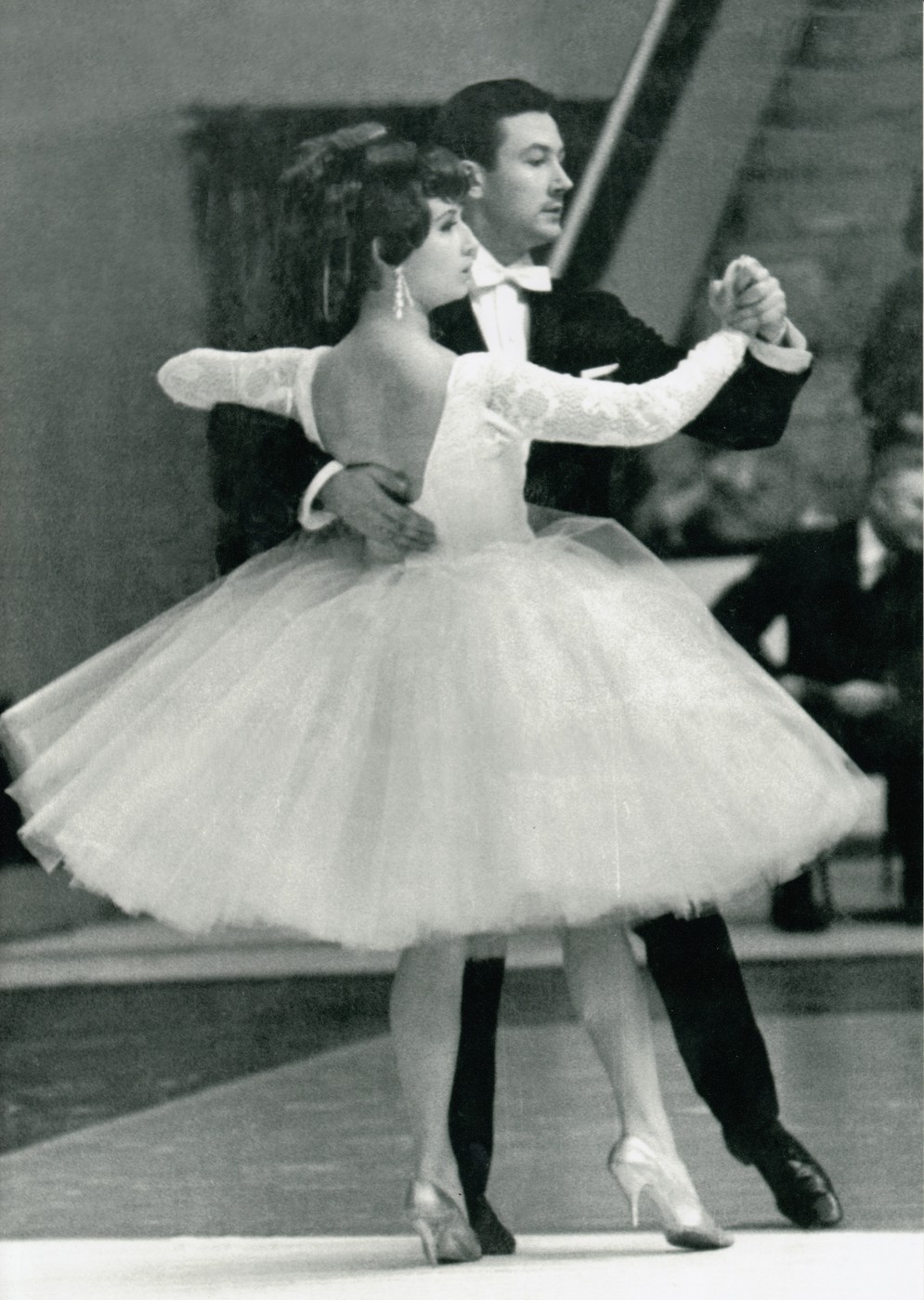 Archival ballroom dance photograph