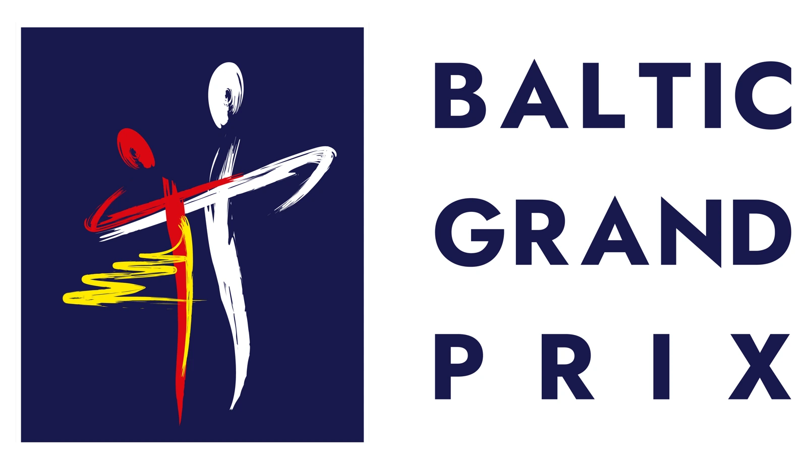 Horizontal Baltic Grand Prix signature for light backgrounds