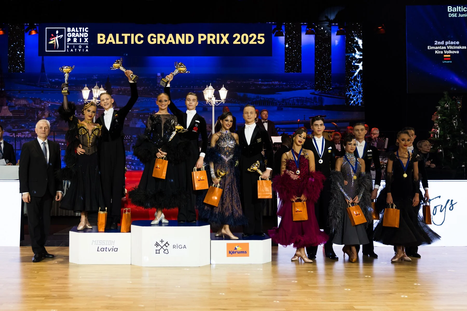 Award presentation at Baltic Grand Prix 2025